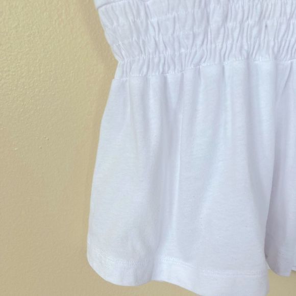 Short Sleeve Boho Stretch Waist Cotton Top Size Small - Picture 9 of 16